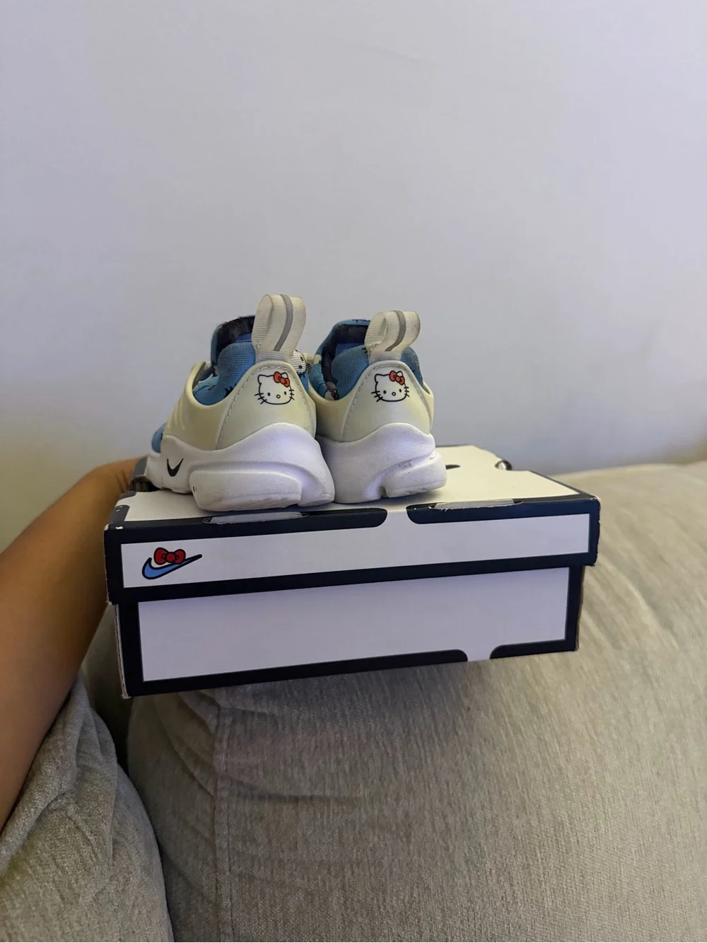 Nike Kids Blue Hello Kitty Graphic Sneakers